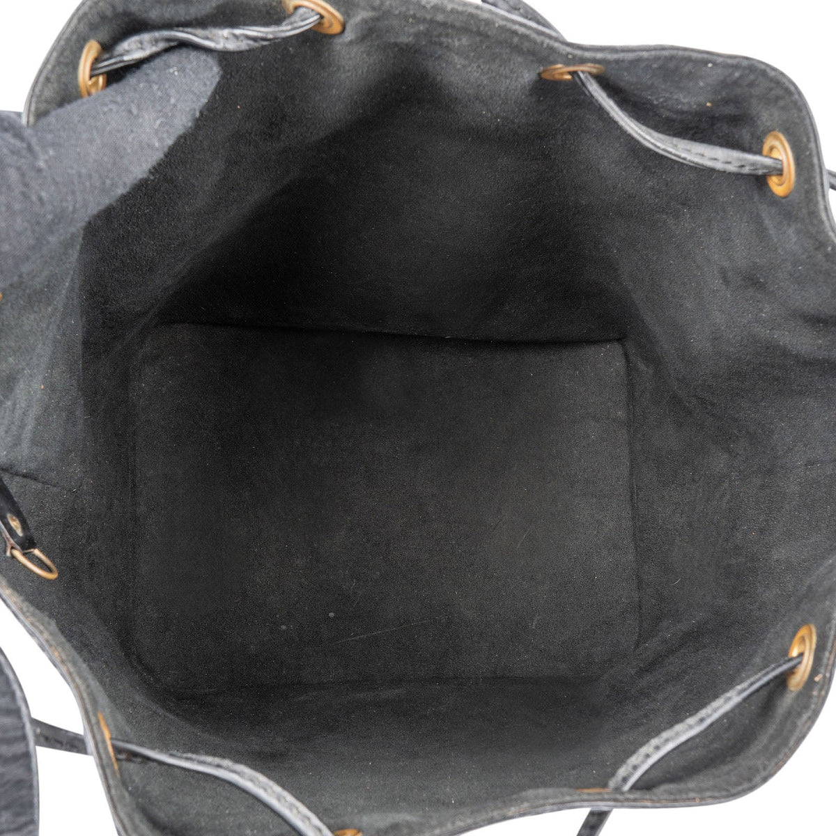 Louis Vuitton Noir Epi Leather Sac Noé Petit Shoulder Bag