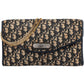 Dior Vintage Single Flap aus Trotter Jacquard – Vorderansicht