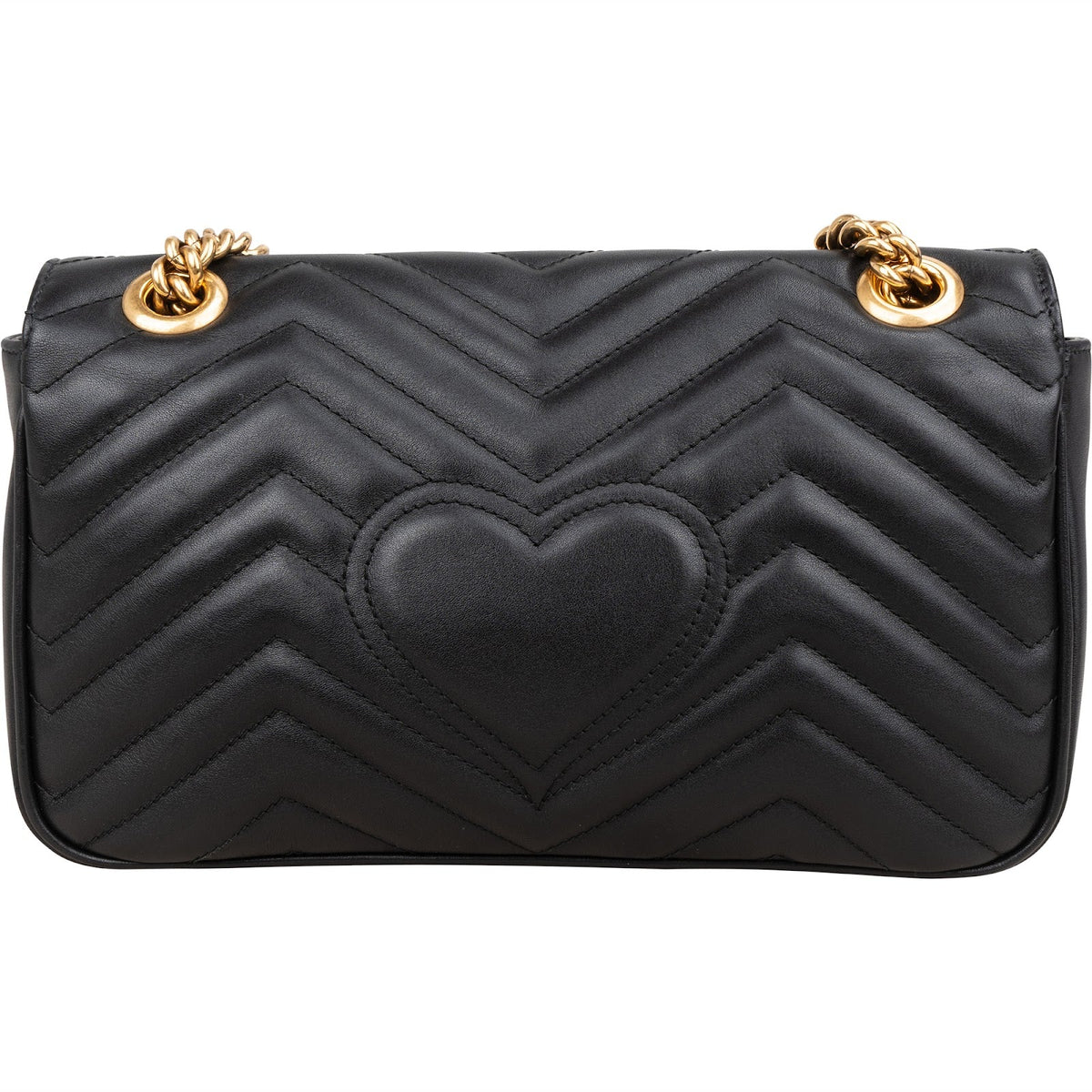 Gucci Chevron Leather GG Marmont Camera Crossbody Bag