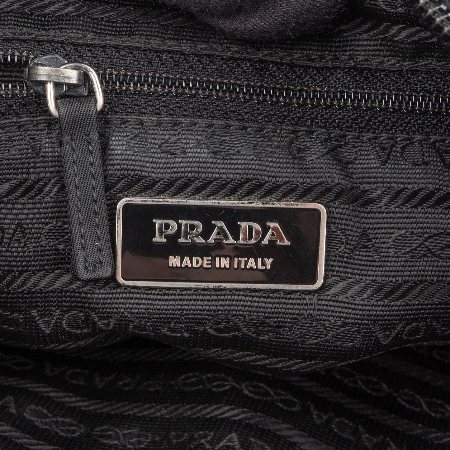 Prada Tessuto Triangle Messenger Crossbody Bag