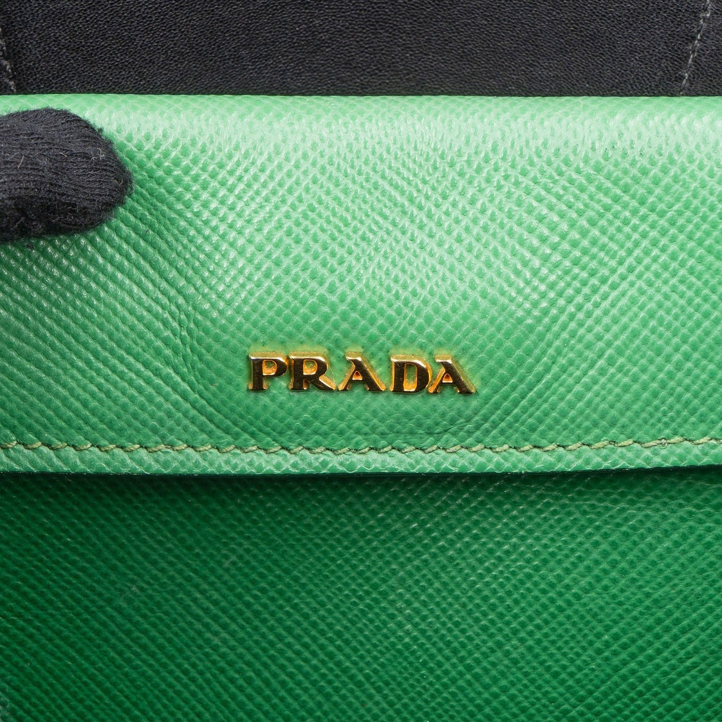 Prada Saffiano Leather Double Handbag
