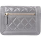 Chanel Quilted Caviar Leather Small Boy Mini Wallet On Chain Crossbody Bag
