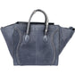Celine Bleu Python Leather Phantom Handbag
