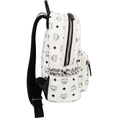 MCM Monogram Visetos Stark Side Studs Mini Backpack