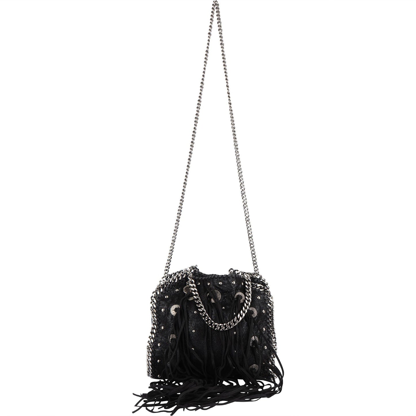 Stella McCartney Falabella Studded Fringe Tote Shoulder Bag