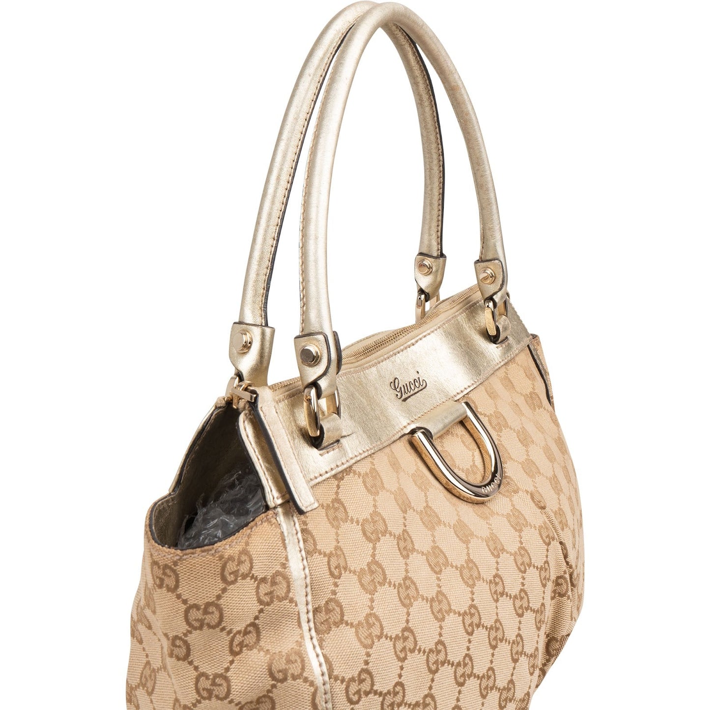 Gucci Monogram GG Canvas Abbey D-Ring Shoulder Bag
