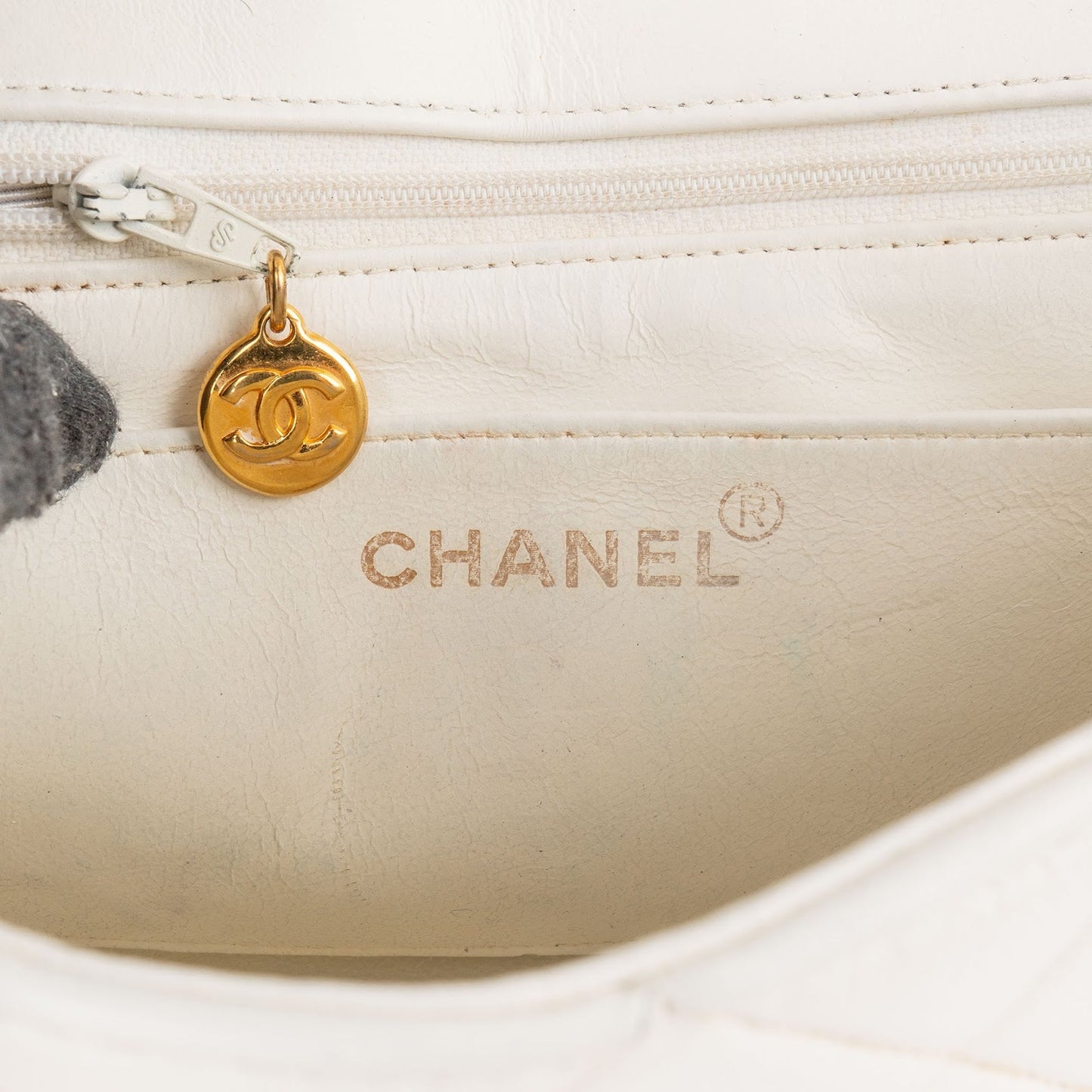 Chanel Quilted Lambskin 24K Gold Single Flap Diana Crossbody Bag