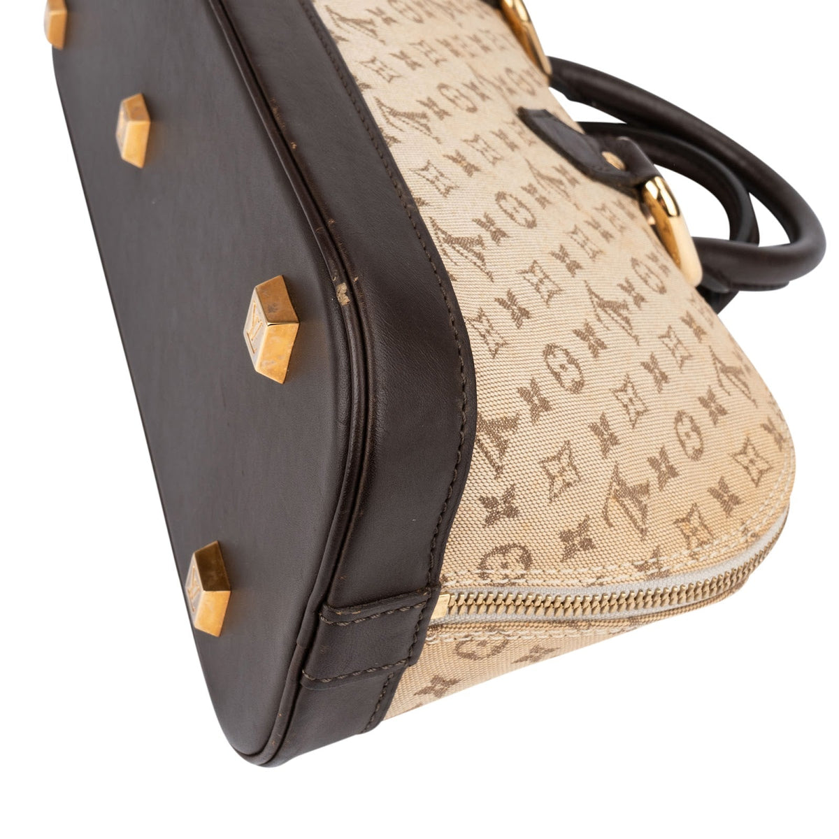 Louis Vuitton Monogram Mini Lin Alma Long East West Handbag