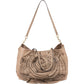 Valentino Garavani Leather Rose Large Tote Shoulder Bag