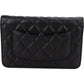 Chanel Quilted Caviar Leather Wallet on Chain Crossbody Bag