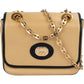 Gucci Leather GG Vintage Marina Chain Double Flap Crossbody Bag