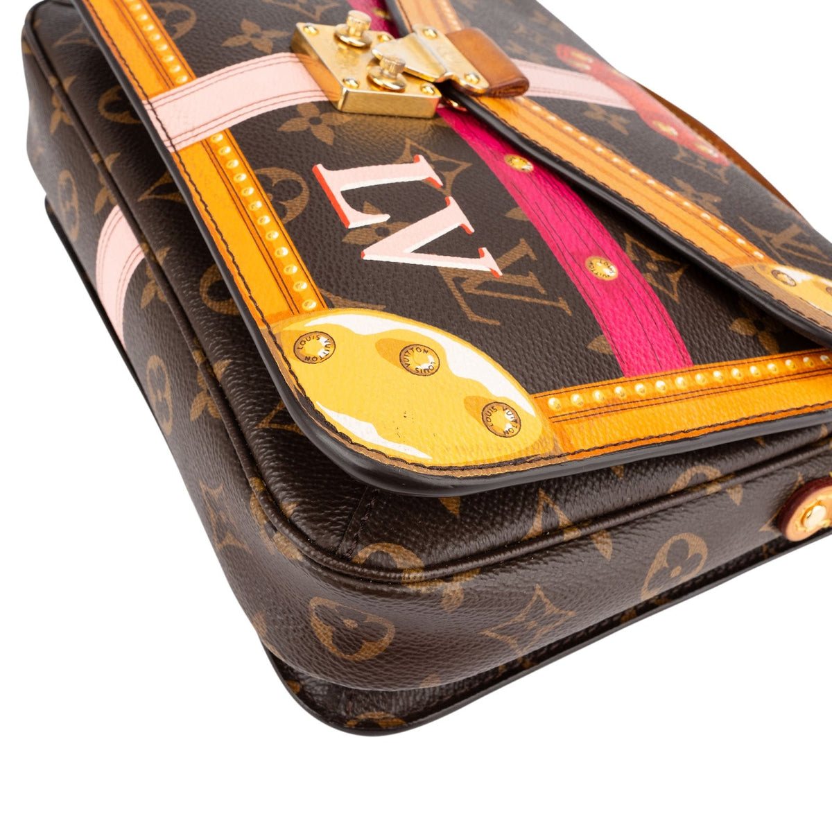 Louis Vuitton Monogram Canvas Summer Trunk Metis Handbag