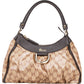 Gucci Monogram GG Patent Abbey Handbag