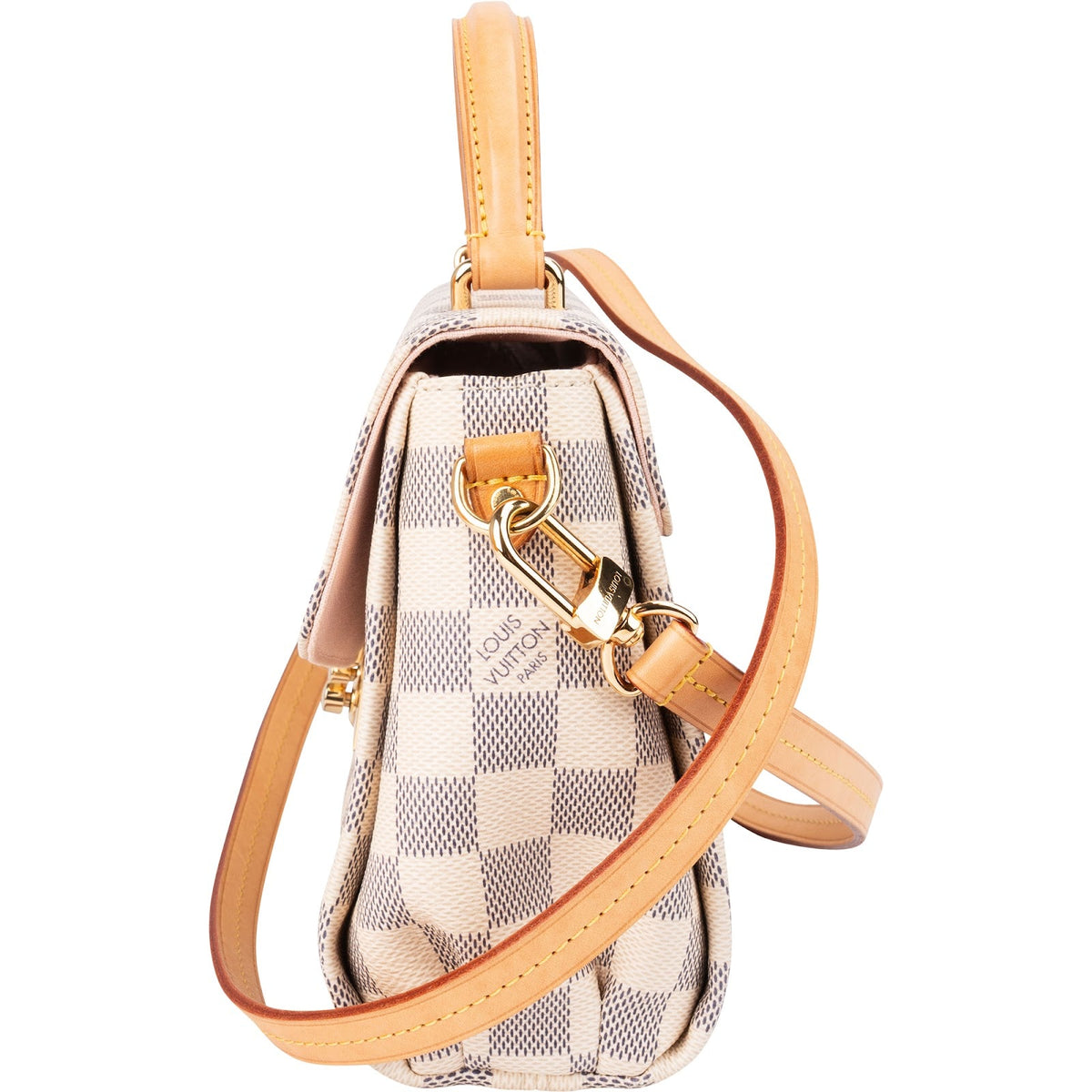 Louis Vuitton Monogram Damier Azur Canvas Croisette Handbag