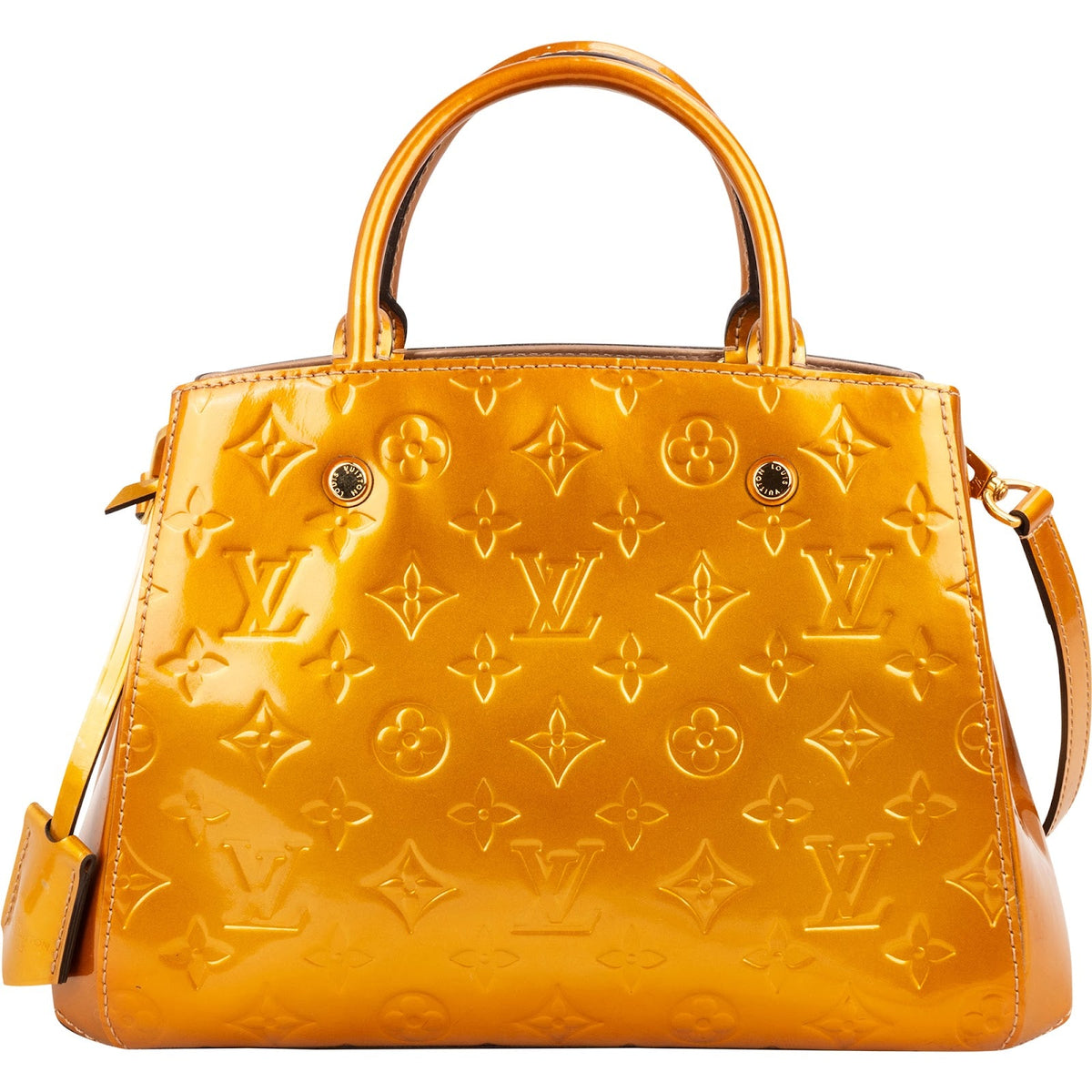 Louis Vuitton Monogram Vernis Leather Montaigne BB Handbag
