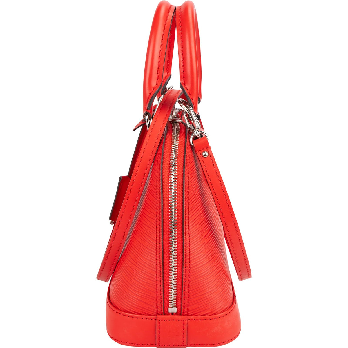Louis Vuitton Red Epi Leather Alma BB Handbag