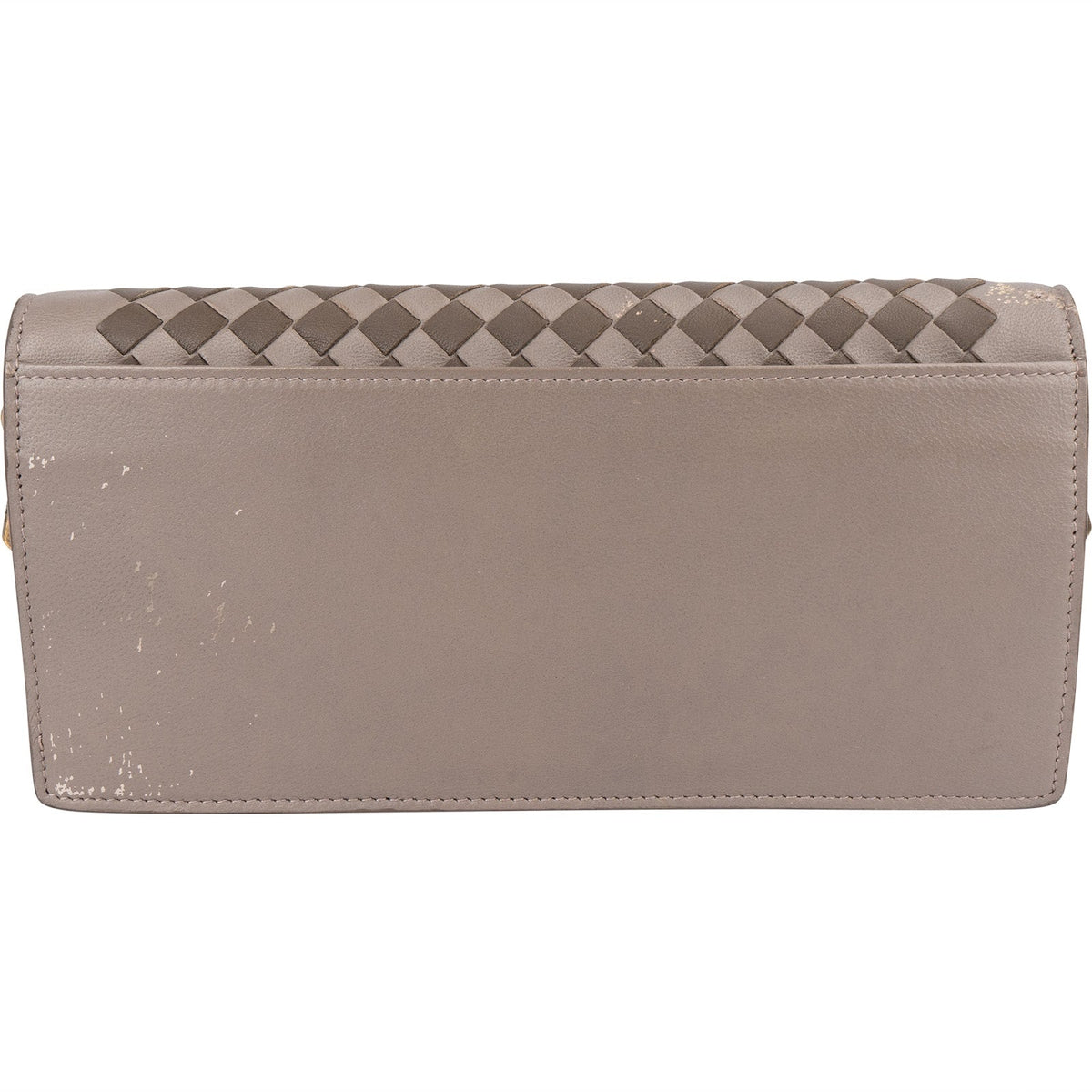 Bottega Veneta Intrecciato Leather Wallet On Chain Crossbody Bag