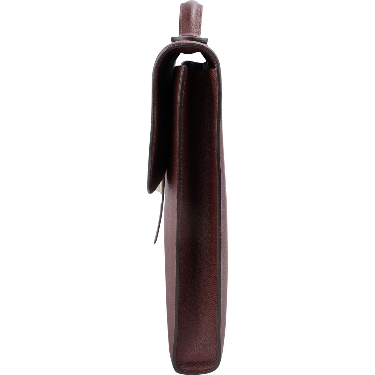 Hermès Rouge H Epsom Leather Sac à Dépêches 38 Handbag