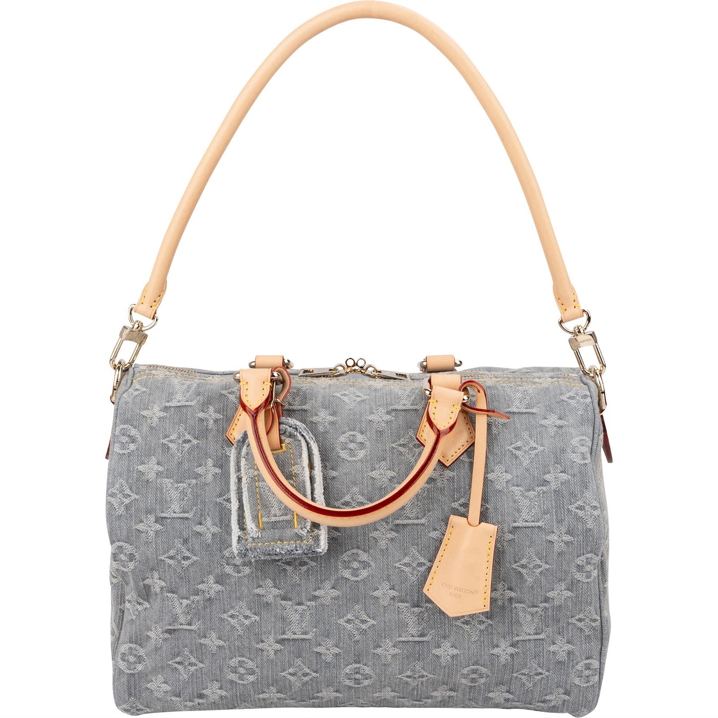 Louis Vuitton Monogram Denim Speedy 30 Bandoulière Handbag