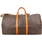 Louis Vuitton Monogram Canvas Keepall 60 Bandoulière Travel Bag