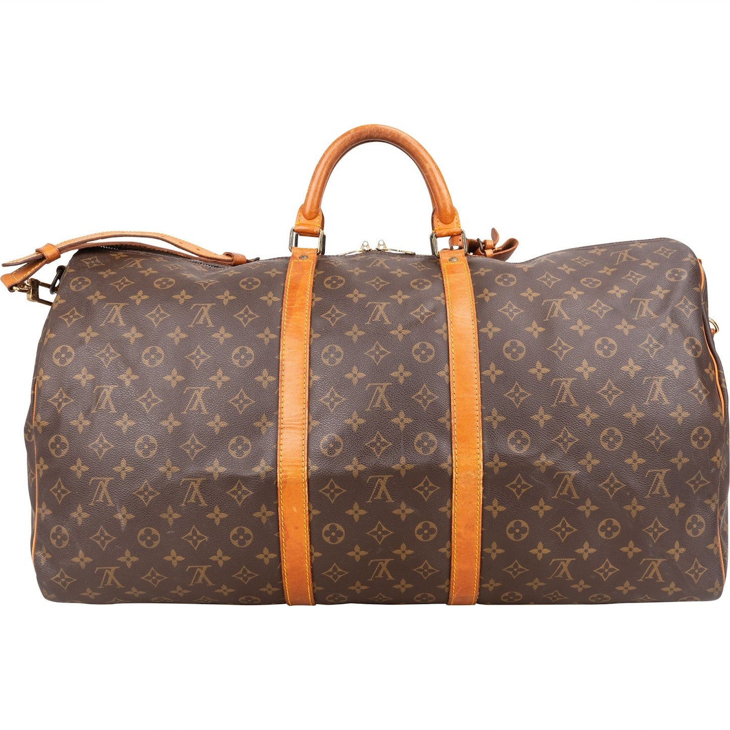 Louis Vuitton Monogram Canvas Keepall 60 Bandoulière Travel Bag