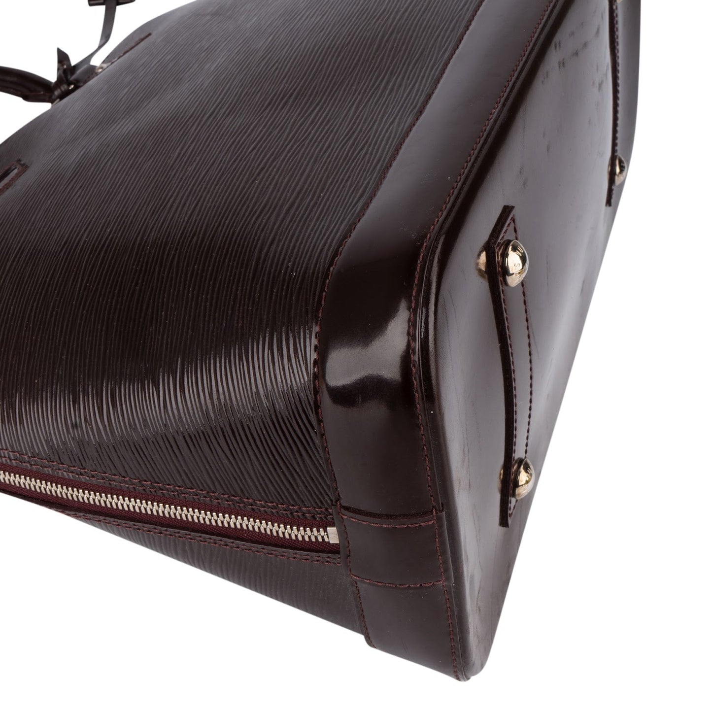 Louis Vuitton Prune Electric Epi Leather Alma GM Handbag