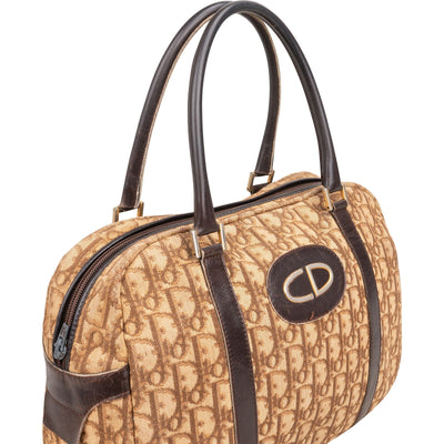 Christian Dior Trotter Monogram Boston Handbag