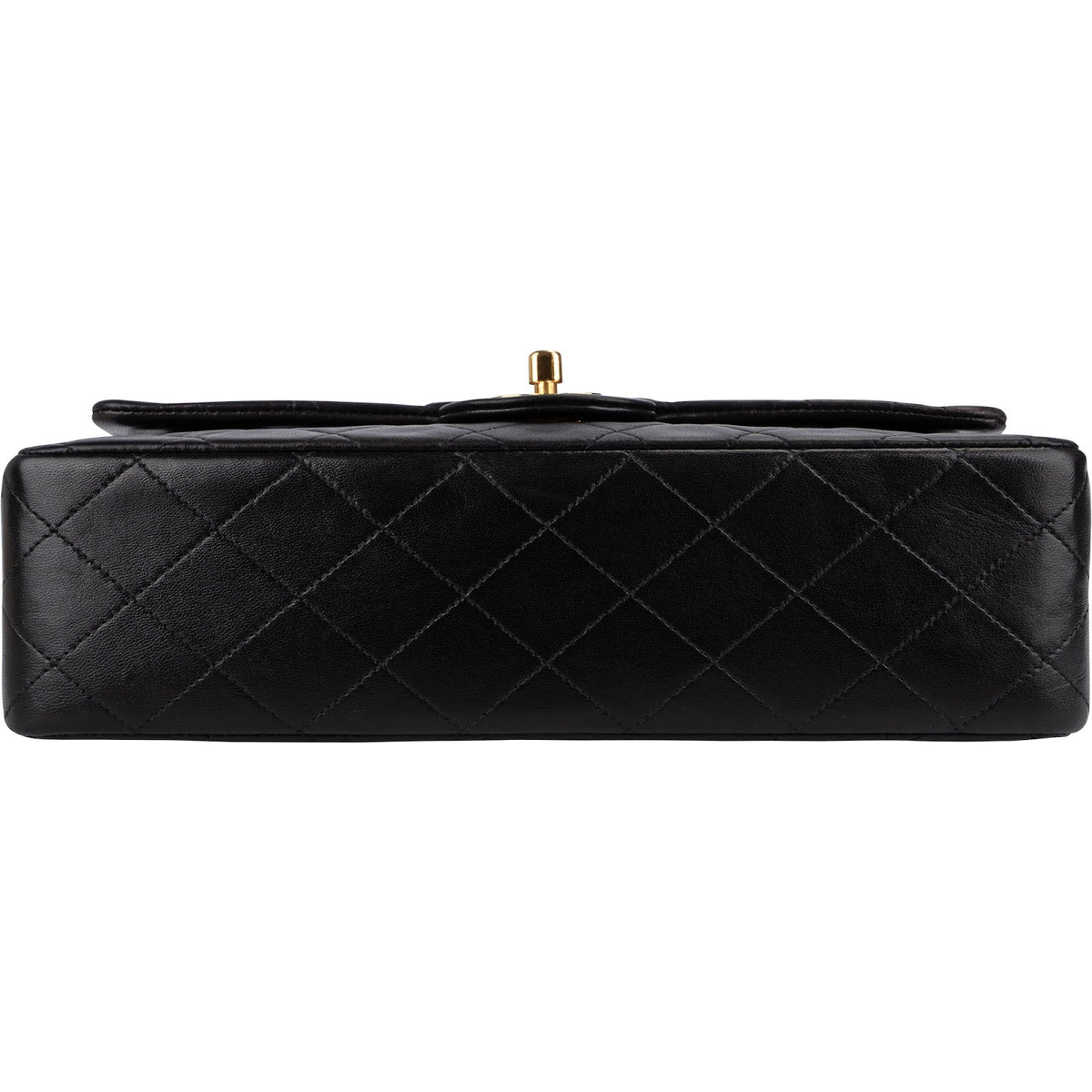 Chanel Quilted Lambskin 24K Gold Medium Double Flap Shoulder Bag