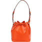 Louis Vuitton Orange Epi Leather NM Sac Noe Petit Shoulder Bag