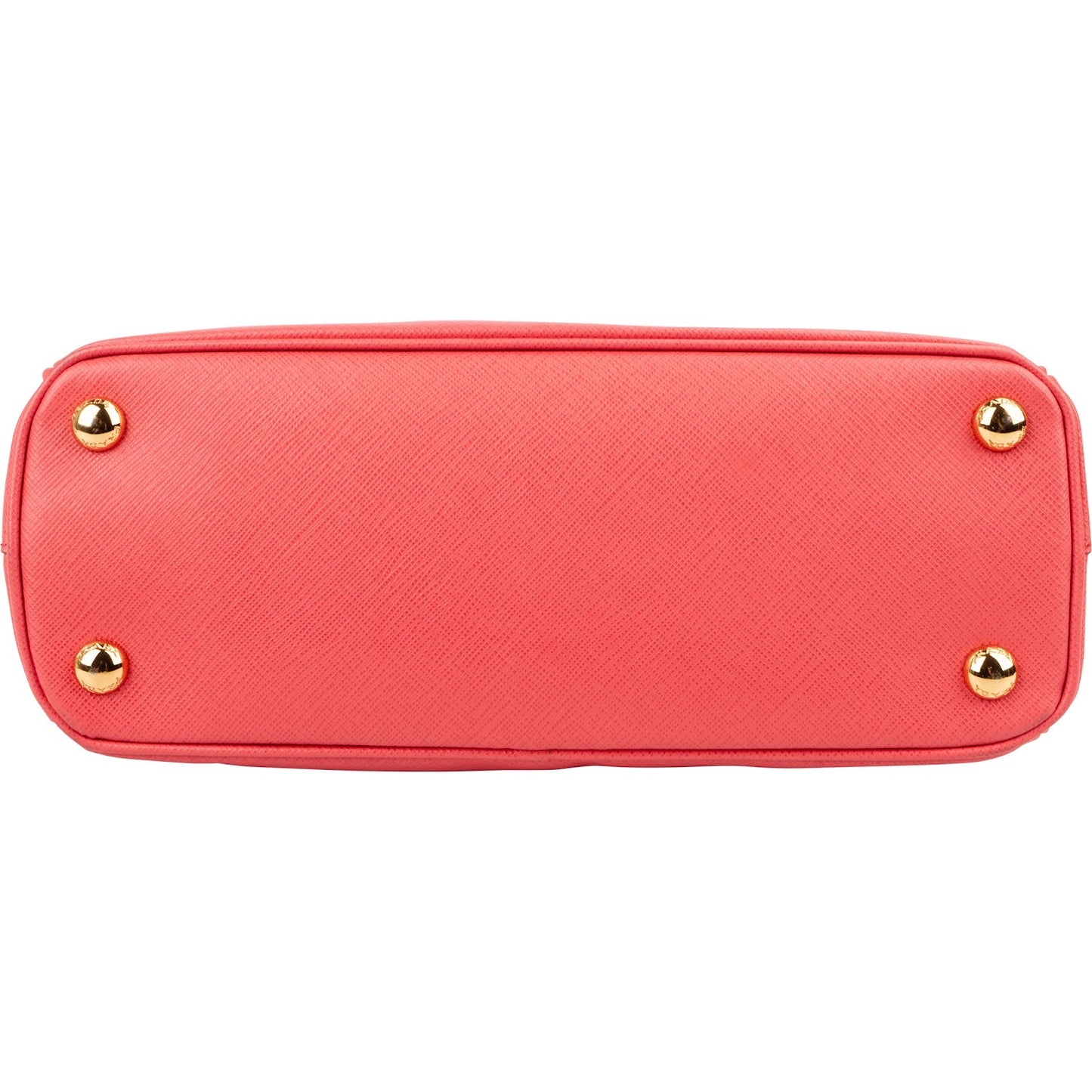 Prada Pink Saffiano Leather Small Galleria Handbag