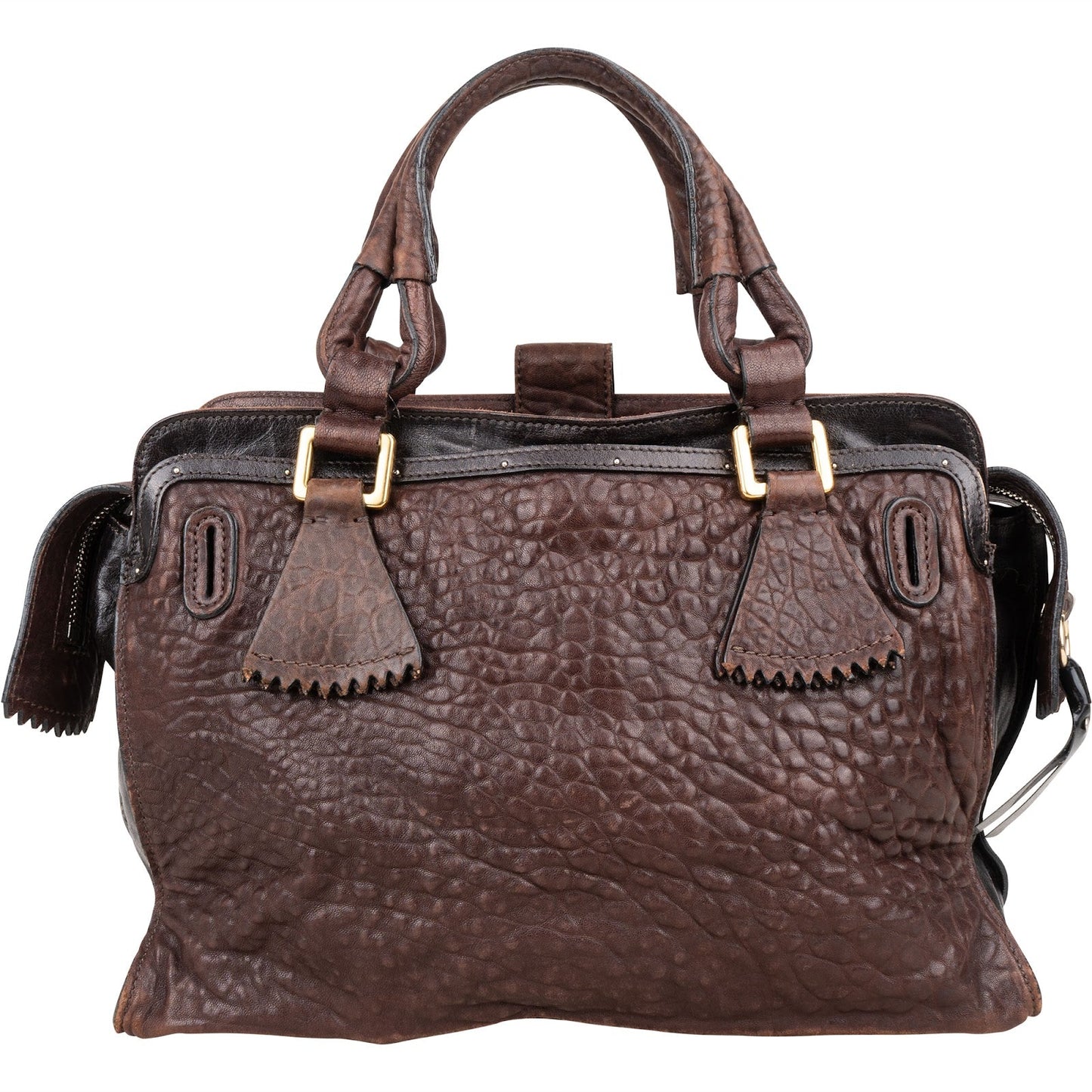 Chloé Grainded Leather Elvire Handbag
