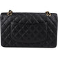 Chanel Quilted Caviar Leather Medium Double Flap Crossbody Bag