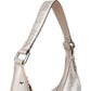 Gucci Silver Guccissima Leather Hobo Shoulder Bag
