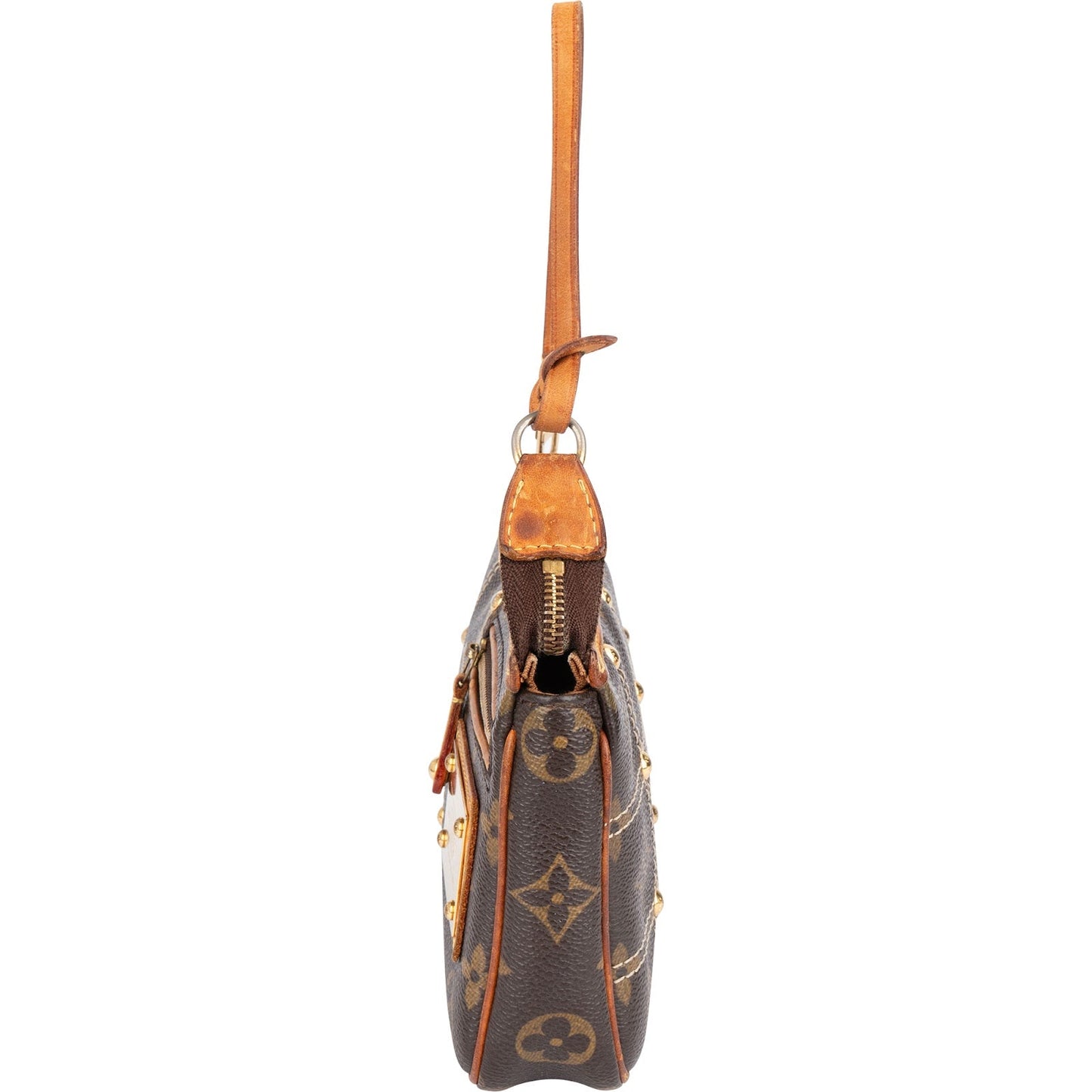 Louis Vuitton Monogram Canvas Limited Riveting Pochette Accessoires Handbag