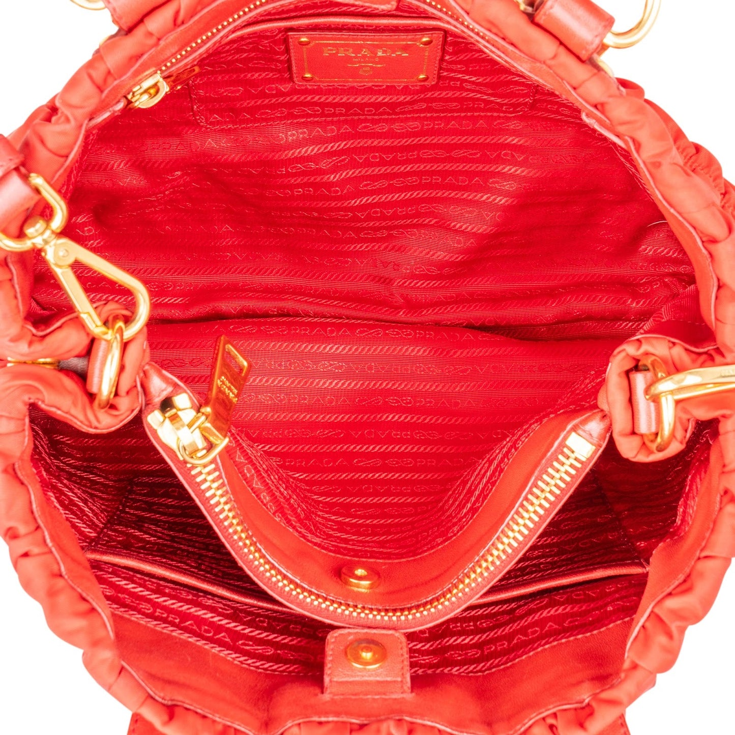 Prada Tessuto Gaufre Tote Handbag