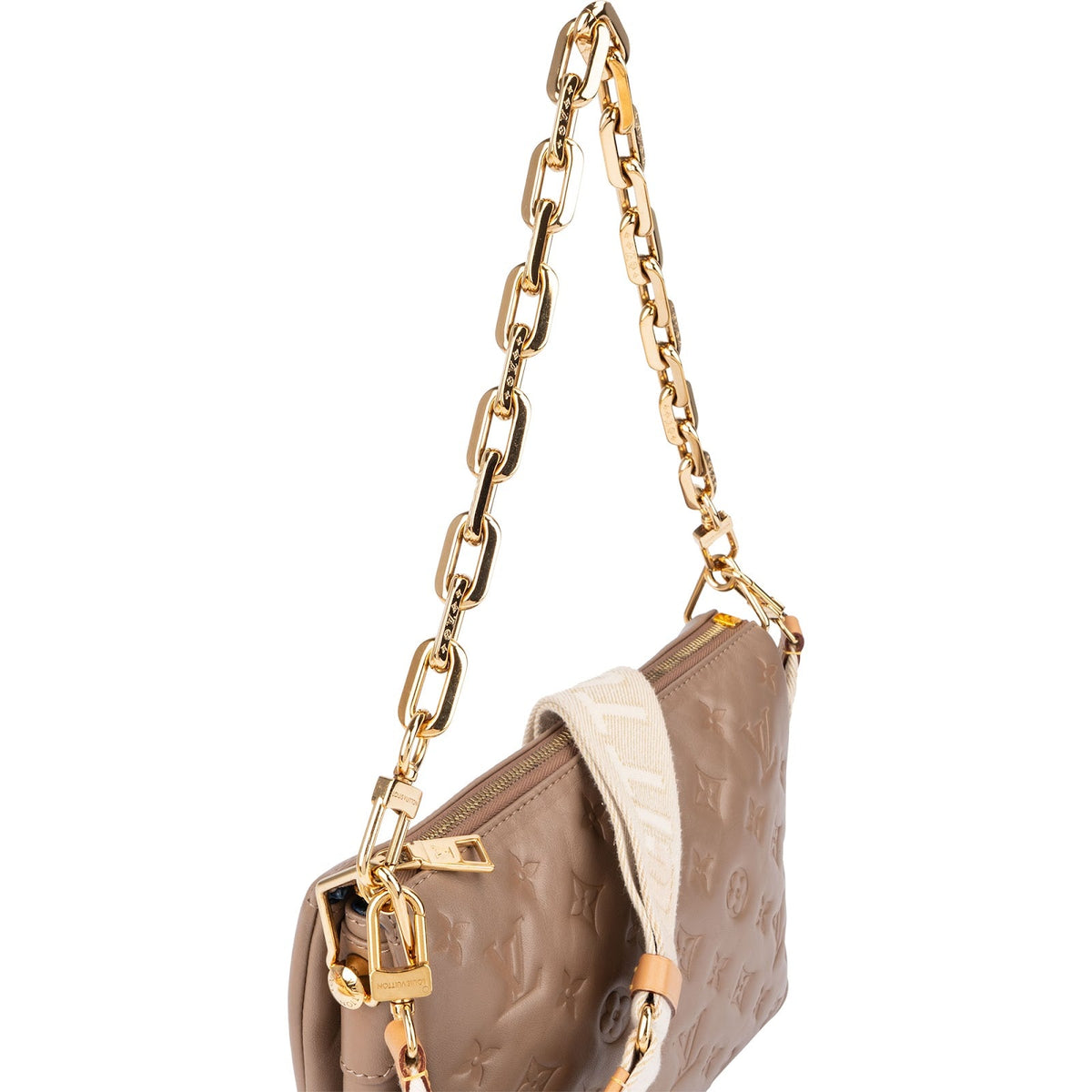 Louis Vuitton Monogram Embossed Leather Coussin PM Crossbody Bag