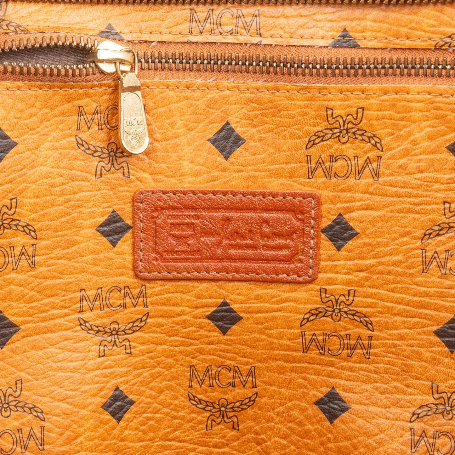 MCM Monogram Visetos XL Shopper Shoulder Bag