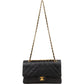 Chanel Quilted Lambskin 24K Gold Medium Double Flap Shoulder Bag