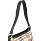 Burberry Nova-Check Monogram Studded Shoulder Bag