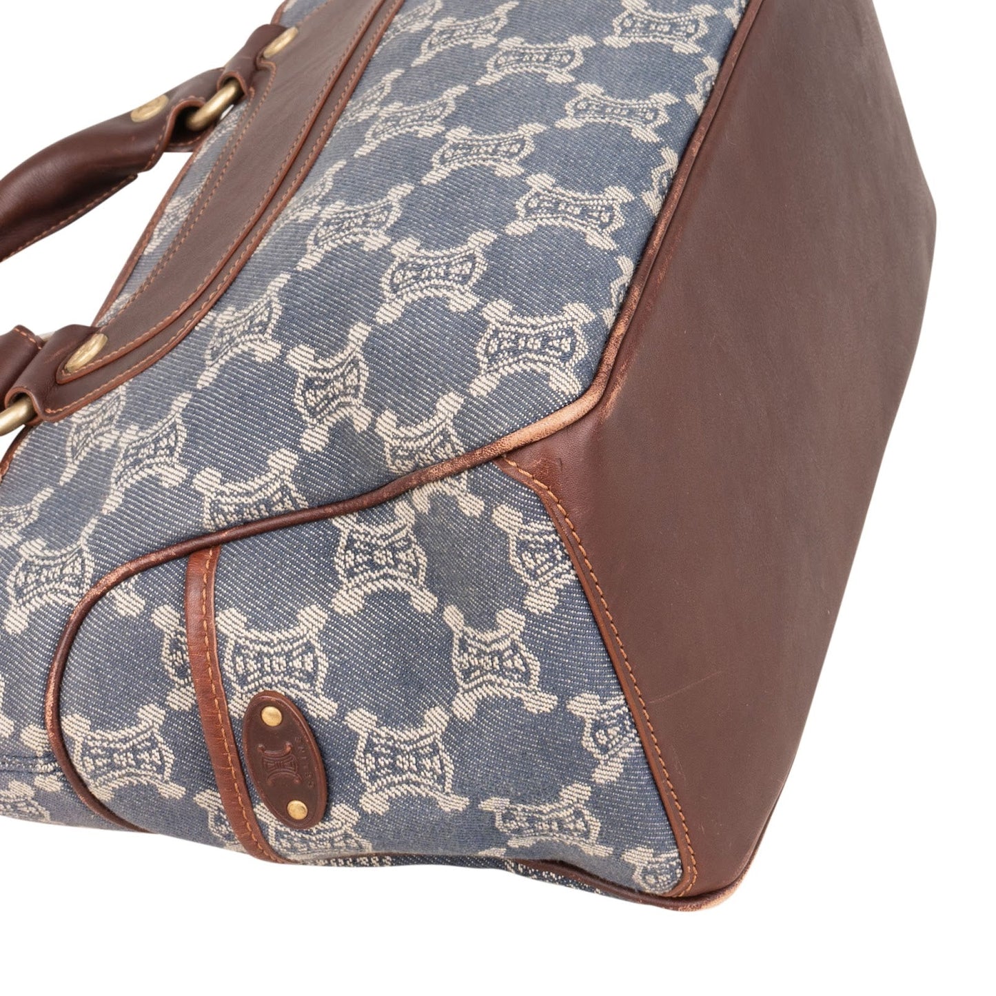 Celine Macadam Denim Boogie Handbag