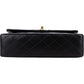 Chanel Quilted Lambskin 24K Gold Medium Double Flap Shoulder Bag