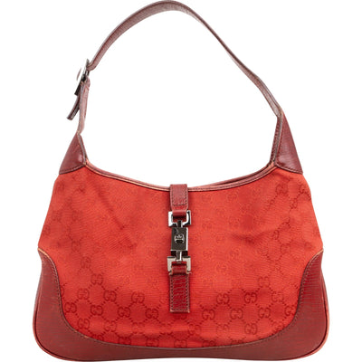 Gucci Monogram GG Canvas Jackie Shoulder Bag
