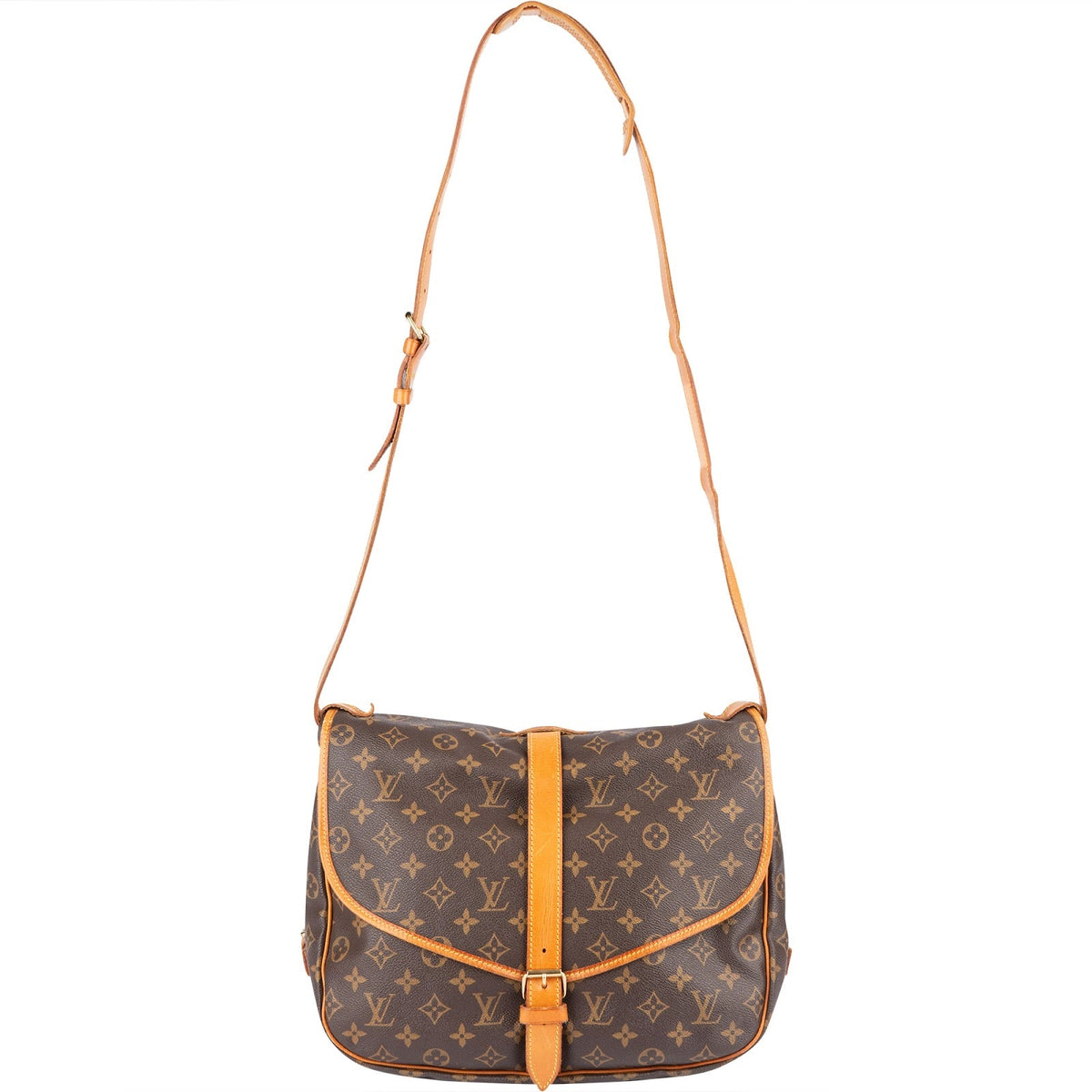 Louis Vuitton Monogram Canvas Saumur 35 Crossbody Bag