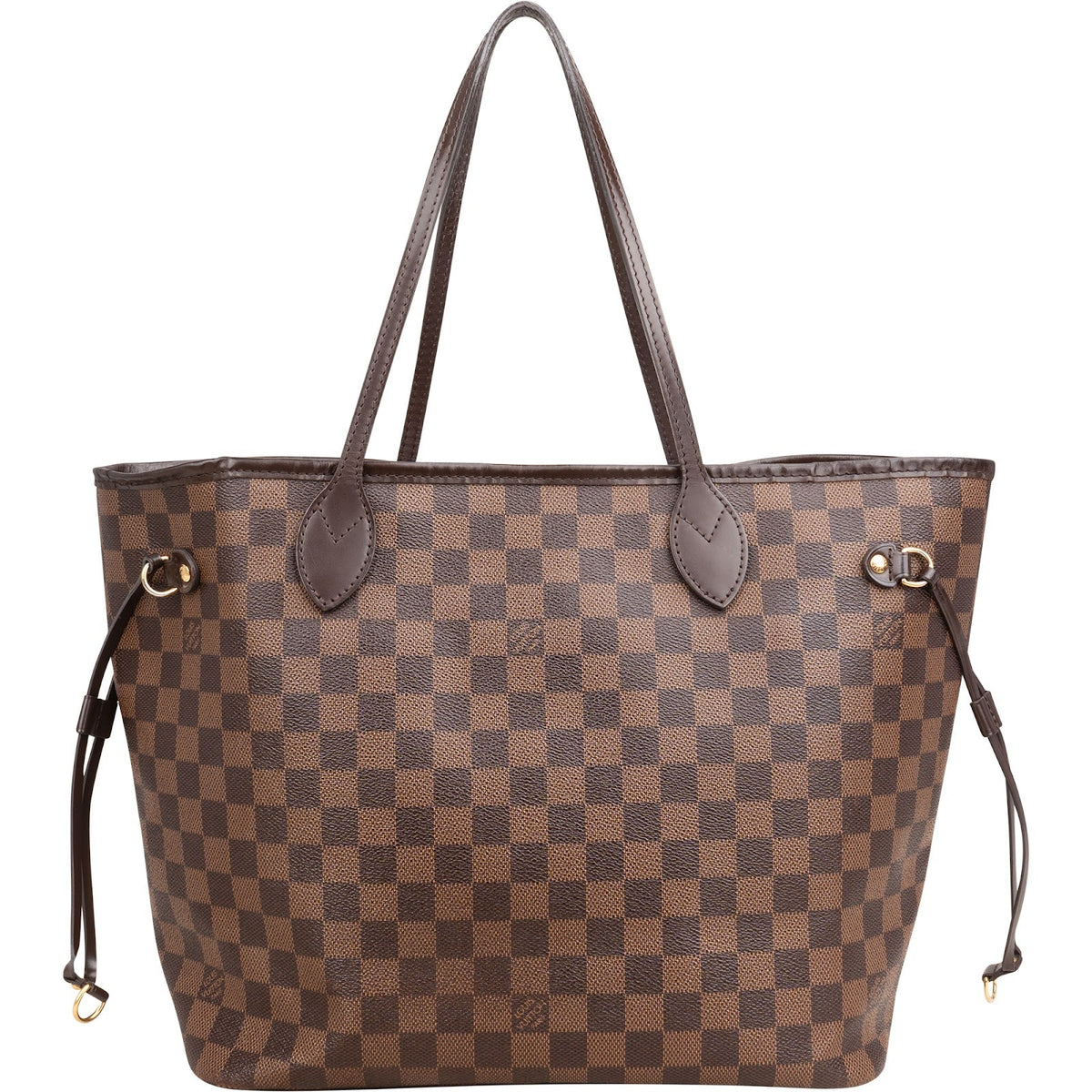 Louis Vuitton Monogram Damier Ebene Neverfull MM Shoulder Bag