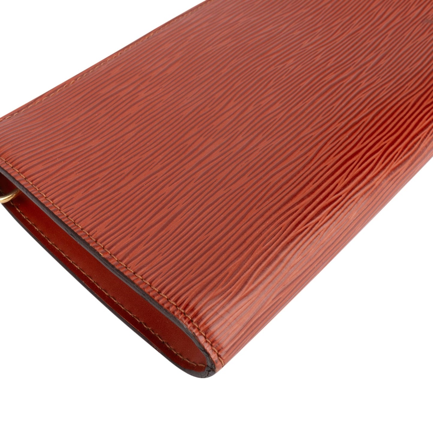 Louis Vuitton Cognac Epi Leather Pochette Accessoires Handbag