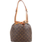 Louis Vuitton Monogram Canvas Sac Noé Petit Shoulder Bag