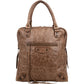 Balenciaga Brown Leather Paper Bag Tote City Handbag