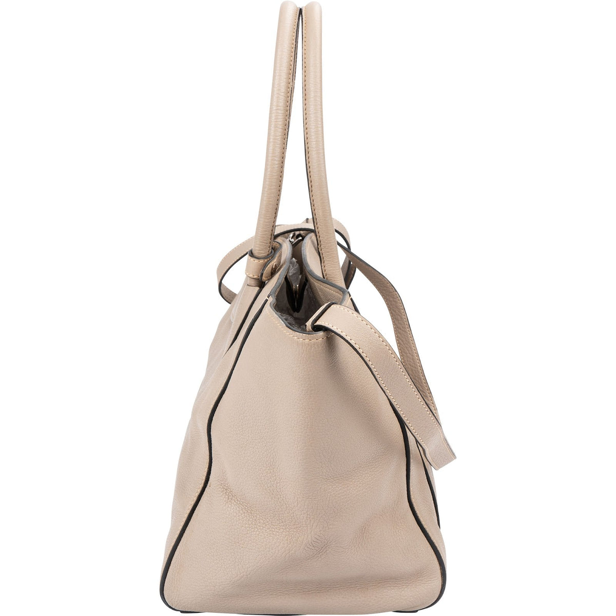 Prada Luggage Tote aus Vitello-Daino-Leder – Ansicht 3