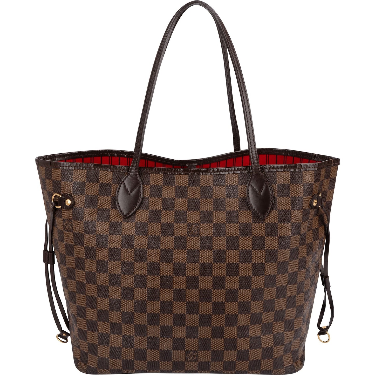 Louis Vuitton Monogram Damier Ebene Canvas Neverfull MM Shoulder Bag