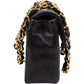 Chanel Quilted Lambskin 24K Gold Mini Square Single Flap Crossbody Bag